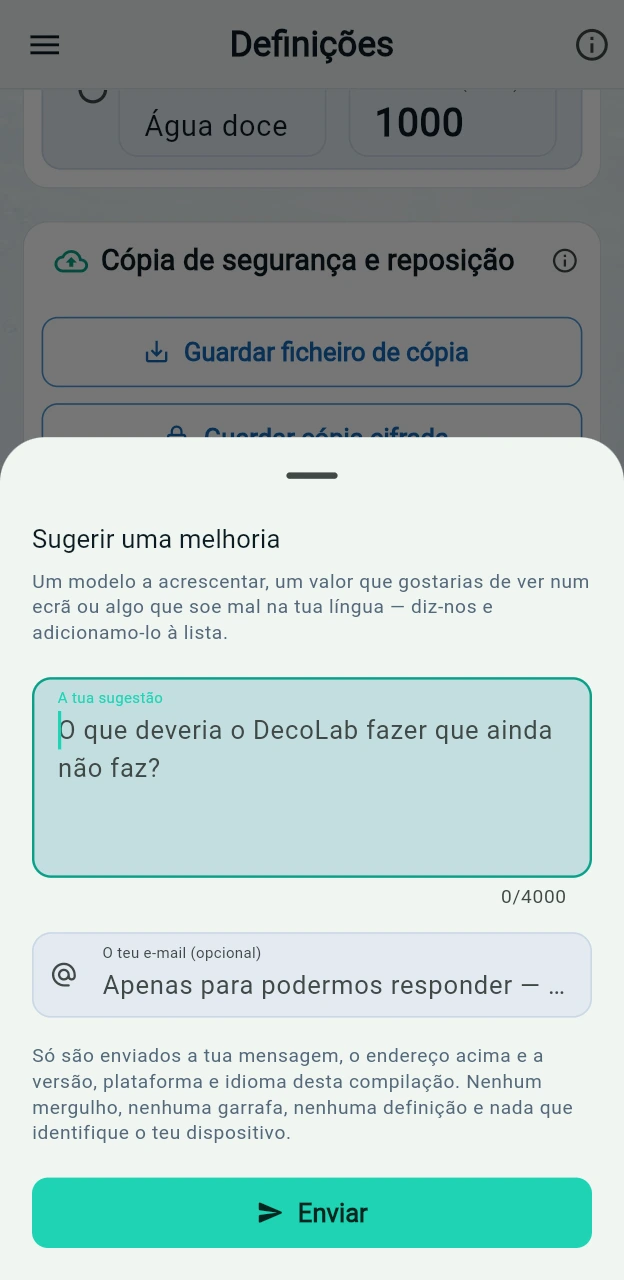 Que predefinições serão usadas nos meus cálculos?