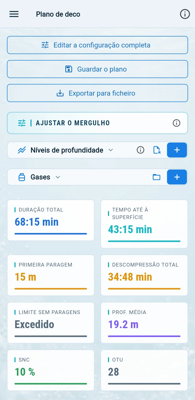 Computador de mergulho